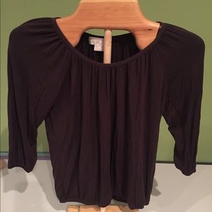 Michael Kor brown blouse.